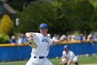 Baseball vs Babson  Wheaton College Baseball vs Babson during Championship game of the NEWMAC Championship hosted by Wheaton. - (Photo by Keith Nordstrom) : Wheaton, baseball, NEWMAC